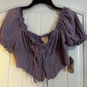 Adorable light purple altarad state corset top